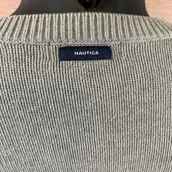 Nautica Gray Crewneck Sweater - Picture 3 of 5